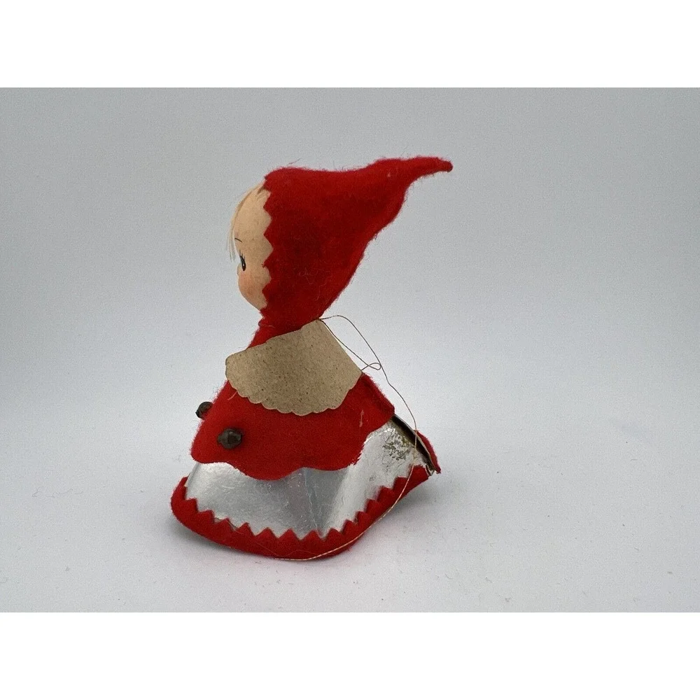 Vintage Home Decorative Happy Holidays Christmas Tree Girl Doll‎ Ornament